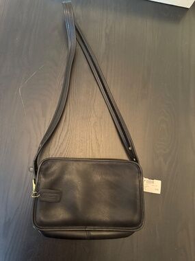 Vintage Coach Legacy East/West Crossbody Compartment Bag #9164 – Black Leather